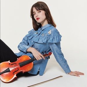 SOLD Miss Patina Stradivarius Kitty Shirt